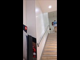 Upskirt out shopping