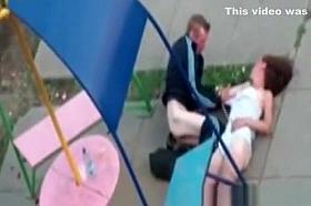 Drunk couple in public