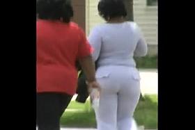 Phat Ass In Gray Sweats VPL