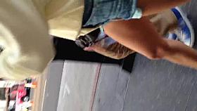 Sexy long white legs in daisy dukes 2