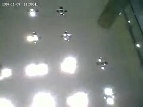 2 for 1 upskirt on the escalator