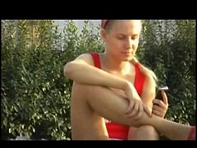 Upskirt on Legal Age Teenager BVR