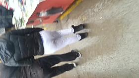 spy sexy teens sweatpants ass romanian