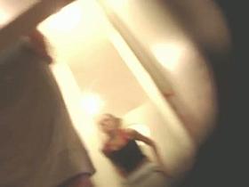 Spy cam in changing room shows girls getting naked