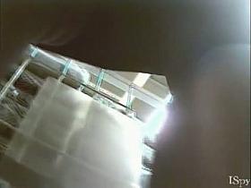 Upskirt tryout with a mature lady