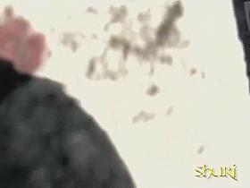 Small playful doll getting involved in really great sharking action