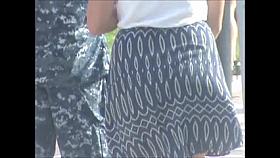 nice jiggly ass in dress