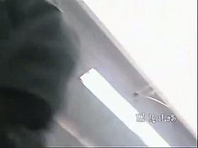 Slutty blonde chick upskirt voyeur video