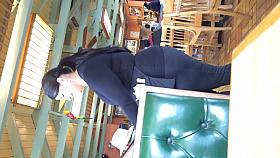 Big boob waitress pink 3