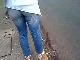 GOOD ASS WIFE YOUNG IN THE PARK BUS SERIES