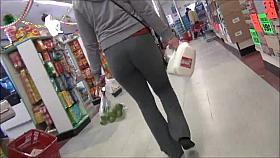 Latina Mother in Law Huge Ass Spandex VPL