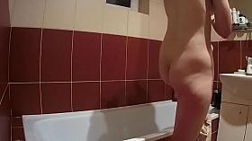 Meine Helena Knappe unter der dusche