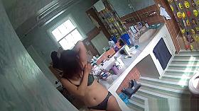 Sister gives another bathroom show