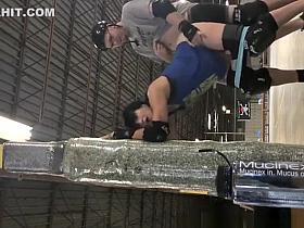 Brunette bitch fucked in the hockey ring