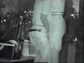 Outdoor night sex