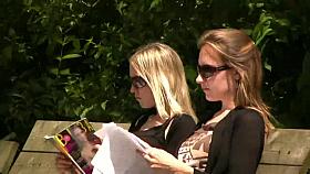 Candid Feet in Park #1