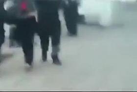 She was so drunk that she urinated on the chair