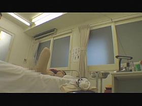 Deep gyno examination shot on medical hidden camera