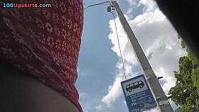 Very spruce outdoor upskirt vid