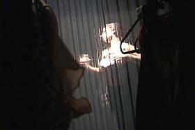 Curtain voyeur girls