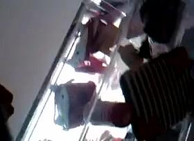 upskirt gostosa no shopping