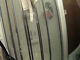 Mature wife spied by her husband in bathroom