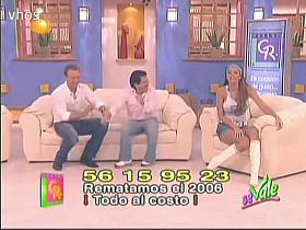 TV show hostess is game for some up skirt porn