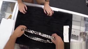 Inked pawnee teen doggystyled after blowjob