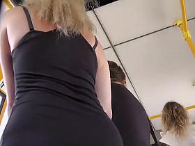 Upskirt of a sexy girl in a mini skirt