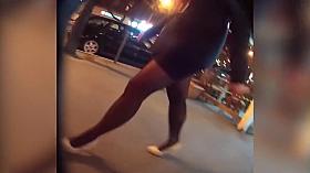 pantyhose legs going out