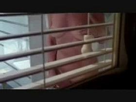 Spying my cute kinky mom in bath room. Hidden cam