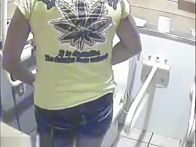 Voyeur camera in the ladies toilet