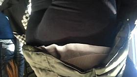 spy sexy teens ass in bus romanian