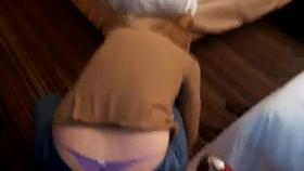 brother catches NOT his sister thong slip 2014