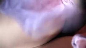 Panties can't cover that big hairy pussy