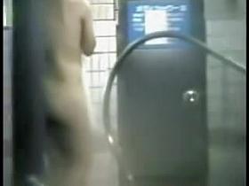 Smiling and talking Asian dolls showering hot bodies