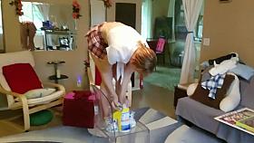 Up skirt school girl