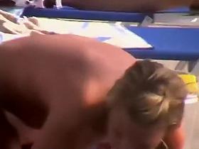 Viking babes enjoy the pool in topless