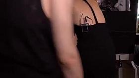 Blonde disgraced in public for tourists