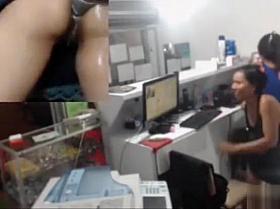 Anal dildo webcam show at work