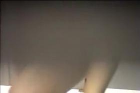 Hidden locker room video of shaved pussy and full tits