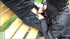 YOUNG BLONDE TEEN CYCLIST SUCKS MY COCK IN PUBLIC TRAIN