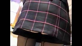 My Lady upskirt in Kitchen without panties