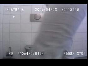A steaming hot pissing spy cam voyeur video