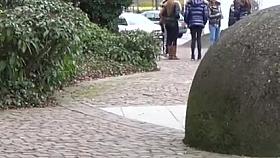 Candid - Teen Ass In Tight Black Jeans