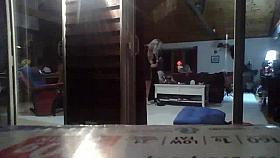 voyeur naked blonde neighbor with lots of windows