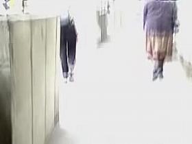 Pants have slid between the candid babes butt cheeks 07zi