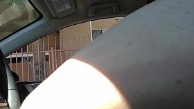 Cam voyeur with a couple making out in a car