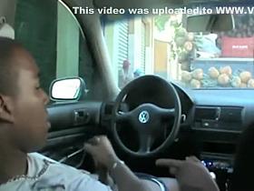 Amazing car sex in front of other people