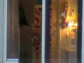 Direct to her Bathroom Window